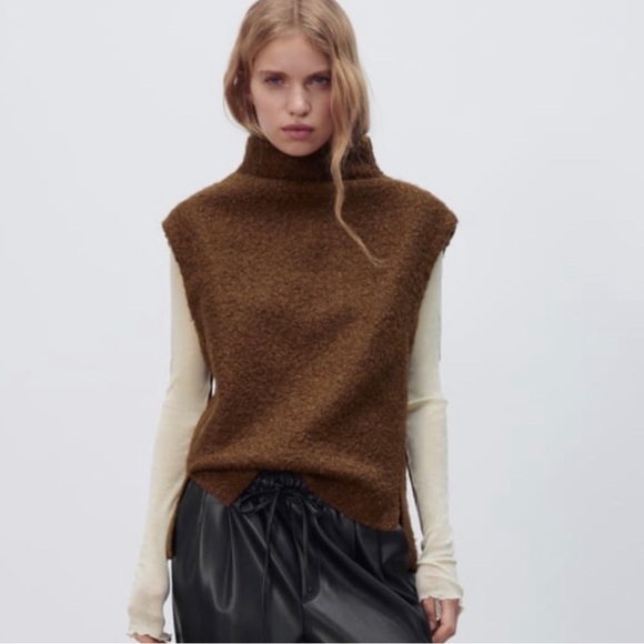 New Zara Sweater Vest Top - Picture 13 of 15